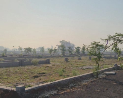 Plot with Road and Boundary